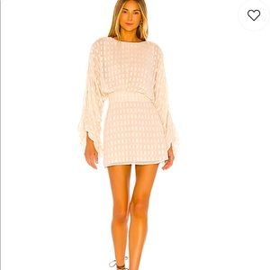 Revolve House of Harlow Nika Dress in Champagne. Size Medium!